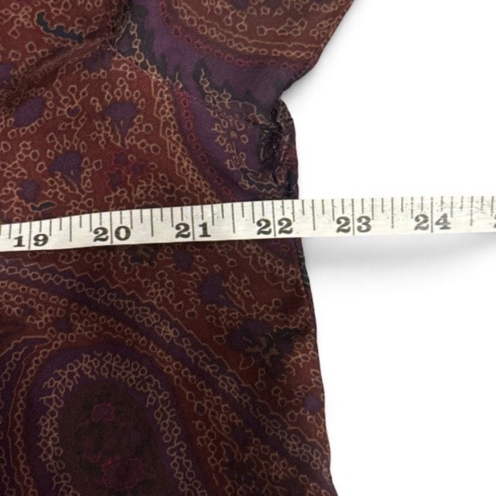 Lauren Ralph Lauren Womens 100% Silk Button Down Shirt - Picture 5 of 6